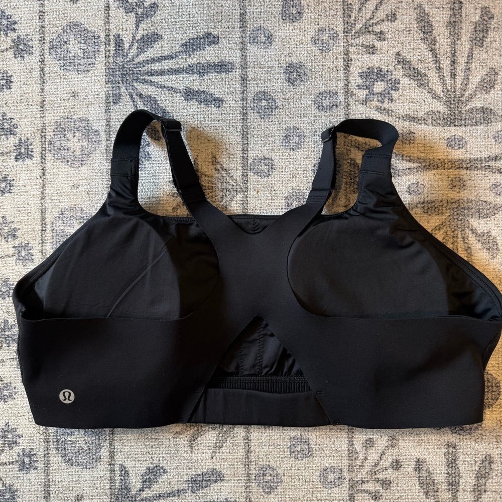 NWOT Lululemon Ultralu Square-Neck Workout Bra Medium Support Black LW2DRUS - Picture 2 of 3